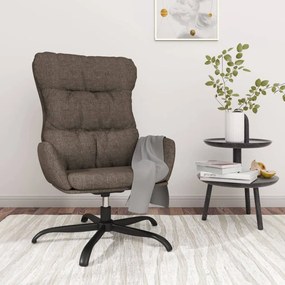 341185 vidaXL Scaun de relaxare, gri taupe, material textil