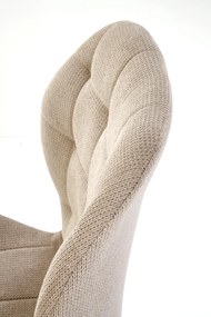 Scaun K548 stofa bej H84 cm