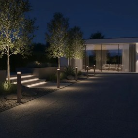 Lampă LED de exterior Ideal Lux BOEING LED/14W/230V 100 cm IP65 maro