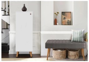 Mobilier Hol Beside 1 (alb + gri) . 1094009