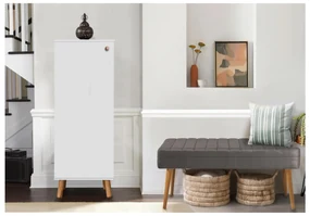 Mobilier hol Beside 1 (alb + gri). 1094009
