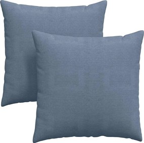 vidaXL Perne pentru canapea 2 pcs albastru 60 x 60 cm