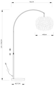 Lampadar Globo 15057S KATUNGA 1xE27/40W/230V