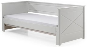 Pat pentru copii alb cu extensie suplimentară 180x200/90x200 cm PINO – Vipack