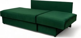 Canapea/pat Maciek extensibil cu spaţiu pentru depozitare stânga - verde catifea Velluto 10