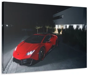 Tablou Canvas Red Lambourghini 120x80 cm