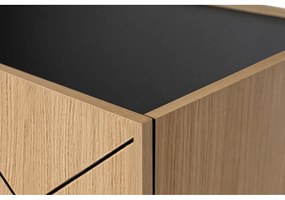 Comodă cu aspect de lemn de stejar Woodman Porto Ramalade