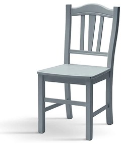 Scaun Hard, realizat integral din lemn de fag, L 46cm/l 50cm /H 95cm - ALB