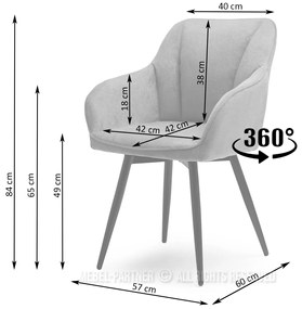 Scaun Bonita (bej + auriu). 1110955
