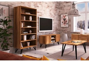 Bibliotecă din lemn de fag 91x185 cm Golo - The Beds