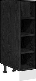 vidaXL Culoar de bază pentru bucătărie Stejar negru Lemn compozit