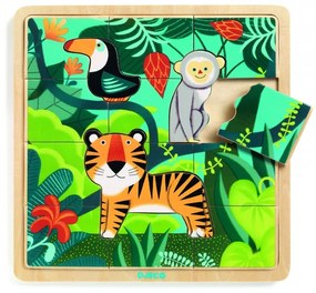 Puzzle lemn Jungla Djeco