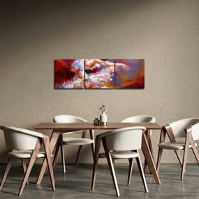 Tablou - Balerină,pictură (cu ceas) (90x30 cm)