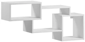 Polita de perete ALITTY 96x46 cm, alba