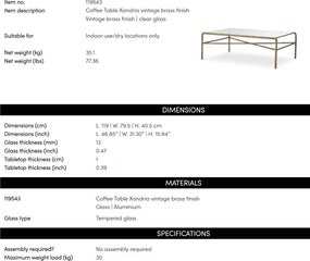 Masuta de cafea design LUX Xandria