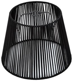 Abajur de exterior cu frânghie neagră IP54 40/28/30