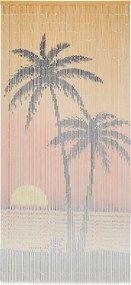 vidaXL Perdea de ușă pentru insecte, 90 x 200 cm, bambus