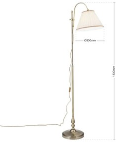 Lampadar / Lampa de podea stil clasic H183cm Tonia Stl 12-1101/1 Patina OR