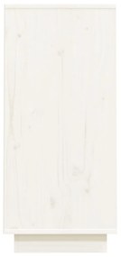 Dulap consola, alb, 60x34x75 cm, lemn masiv de pin 1, Alb