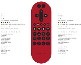 Lustră LED RGB dimabilă SWING LED/24,4W/230V Leuchten Direkt 11995-55 + telecomandă