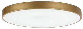 Plafoniera LED cu telecomanda design slim Tesia auriu 60W
