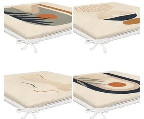Perne de scaun 4 buc. 42x42 cm Illustrated Arch – Mila Home
