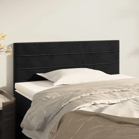 Tablie de pat, negru, 90x5x78 88 cm, catifea 1, Negru, 90 x 5 x 78 88 cm