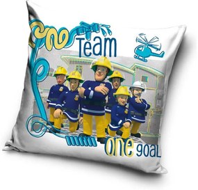 Pompierul Sam One Goal pernă decorativă 40x40 cm