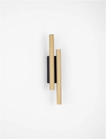 Aplica LED ambientala stil minimalist PARON 2 auriu/negru H-38cm