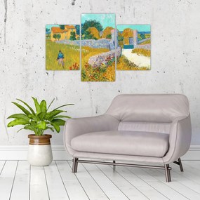 Tablou - Vincent van Gogh, Farmhouse in Provence, reproducere (90x60 cm)