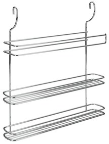 Suport de prosoape de bucătărie argintiu suspendat din oțel cromat Lonardo – Metaltex