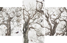 Tablou - Model de pădure, desen (90x60 cm)