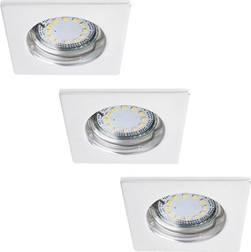 Rabalux 1052 - SET 3x Corp de iluminat LED tavan fals LITE 1xGU10-LED/3W/230V