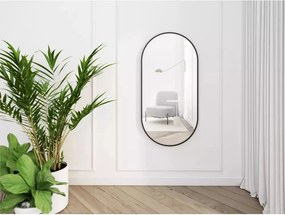 Oglinda reversibila ovala Dubiel Vitrum Joy Black 40x80 cm