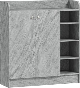 Homcom Dulap Pantofi 83×30×90 cm – Lemn, 12 Perechi, Culoare Cafenie | Aosom Romania