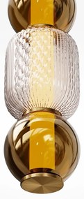 Pendul LED design modern decorativ Drop auriu