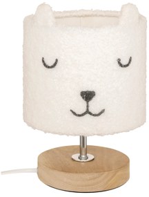 Lampa de noapte pentru copii TOXEY, ursuleț cu urechi, Ø 15 cm