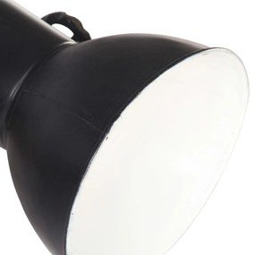 Lampa de perete industriala, negru, 65 x 25 cm, E27 1, Negru, 3 la rand