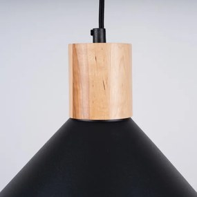 Lustră pe cablu Sollux SL.1320 JAGA 1xE27/15W/230V negru