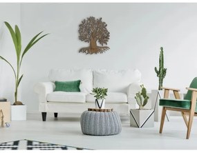 Li-Go 23673/DUB2 - Decorațiune LED de perete, LED/10W/5V, 20000 mAh, 45x55 cm, stejar + telecomandă