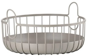 Coș de depozitare din sârmă din metal ø 22x8 cm Inu – Zone