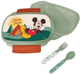 Disney Mickey Nature cutie de sandwich + set de tacâmuri