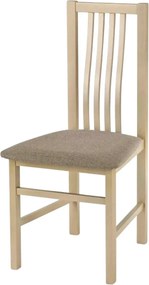 Scaun PAWEL, gri/stejar sonoma, stofa clasica/lemn de fag, 46X48X94 CM