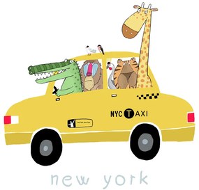 Ilustrație Jungle Animals in New York, Carla Daly