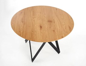 Set masa rotunda Mozambik ø120 cm + 4 scaune K366 verde inchis
