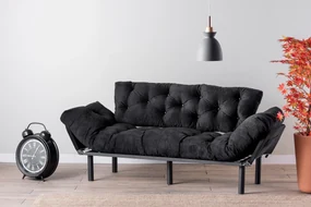 Canapea trei locuri Nitty (negru). 1072236