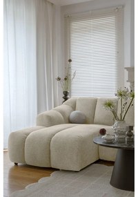 Colțar bej (cu colț pe partea stângă/cu șezlong) Shell – Miuform