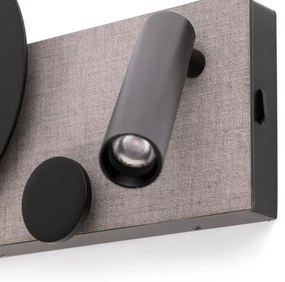 Veioză LED dimabilă de perete KLEE LED/10W/230V + LED/3W FARO 20066