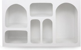 Comoda LIVA, alb, PAL melaminat, 120x35x74 cm