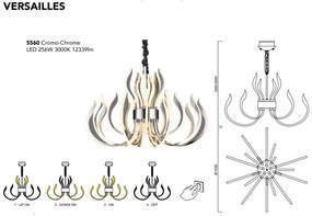 Lustra LED design modern VERSAILLES